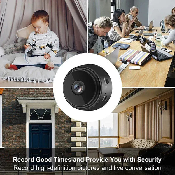 NanoCam Pro: Compact Wireless Security Camera with Indoor Recorder