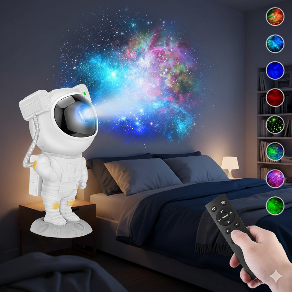 CosmoBuddy Astronaut Galaxy Projector