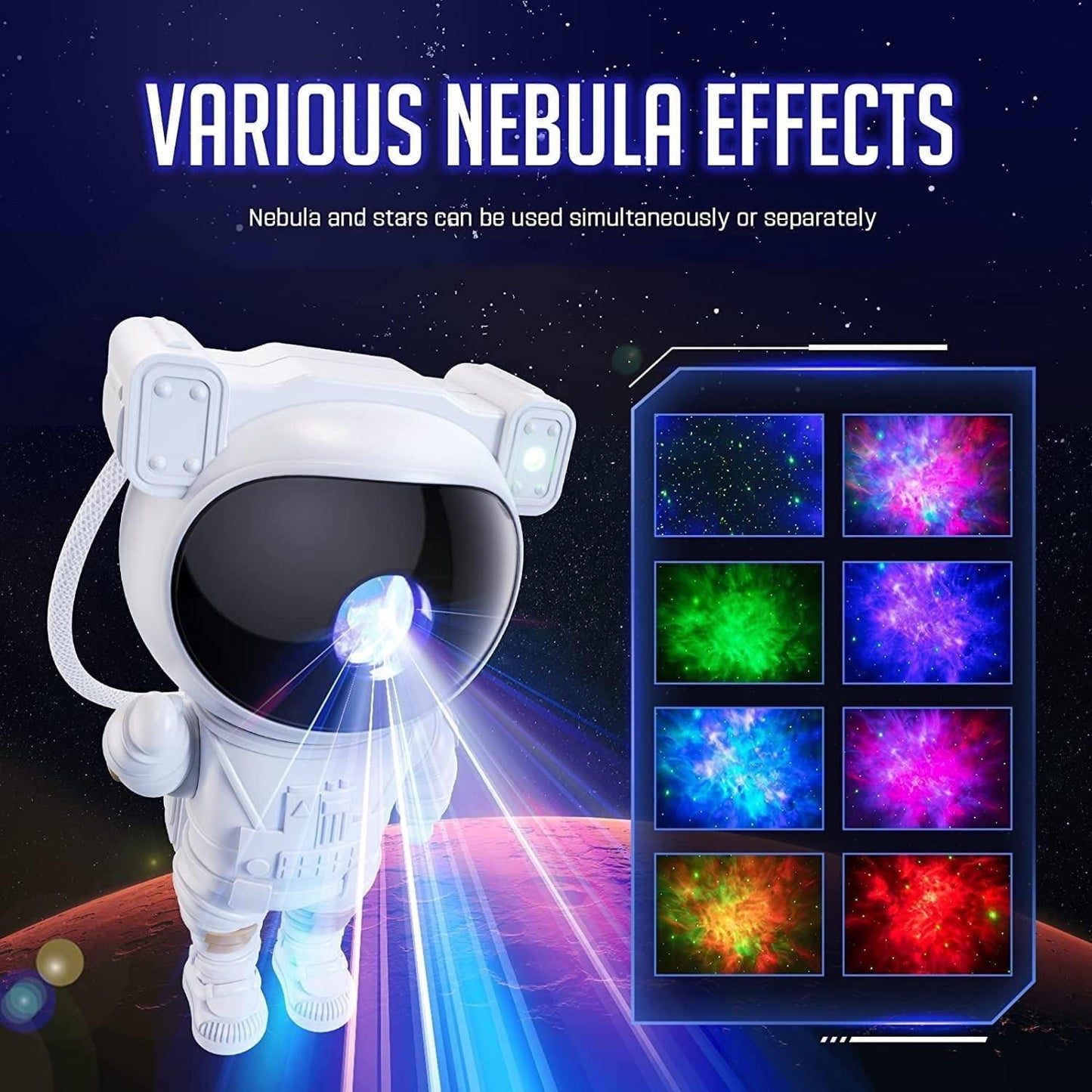 CosmoBuddy Astronaut Galaxy Projector