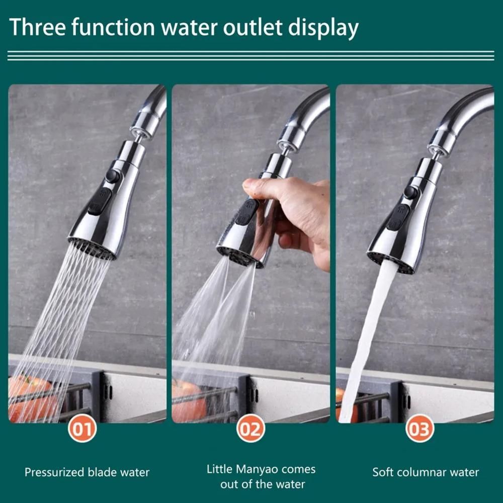 HydroFlex 3-Mode Kitchen Sink Faucet