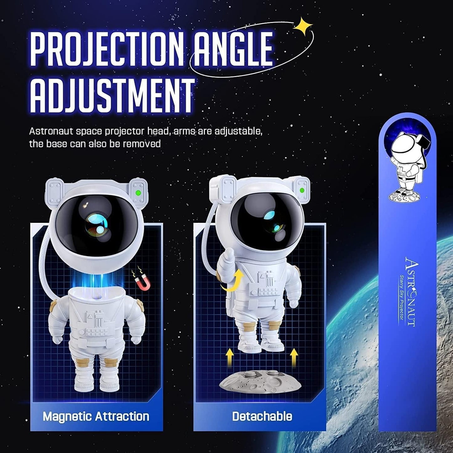 CosmoBuddy Astronaut Galaxy Projector