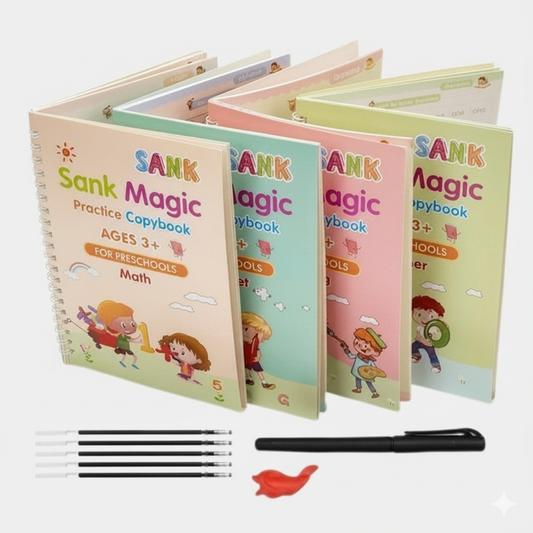 Magic Reusable Kids' Copybook Set
