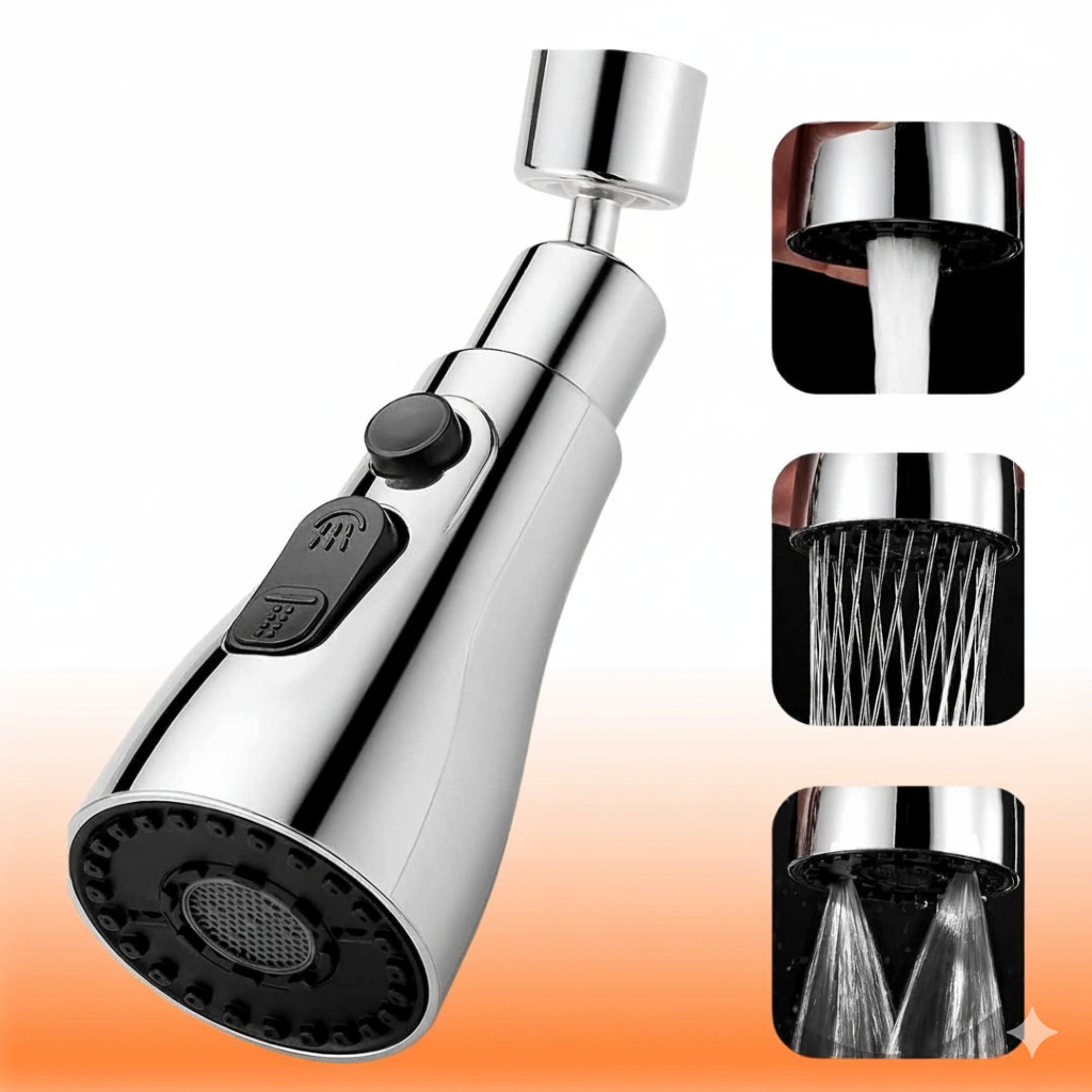 HydroFlex 3-Mode Kitchen Sink Faucet