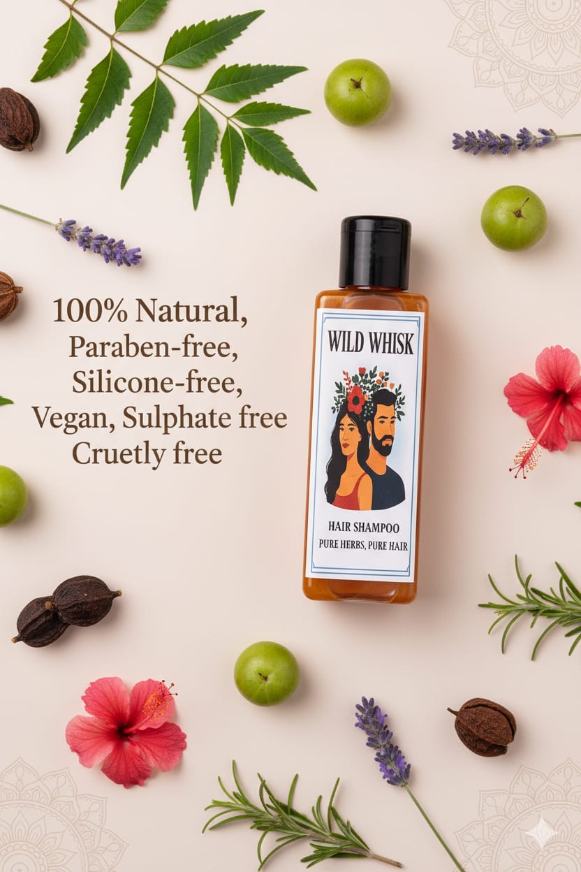 Wild Wisk Herbal Shampoo