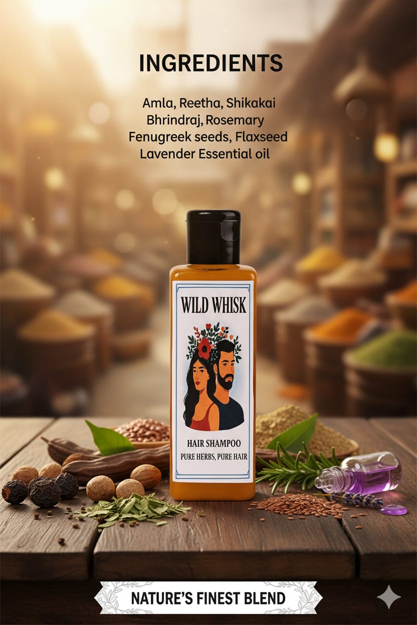 Wild Wisk Herbal Shampoo