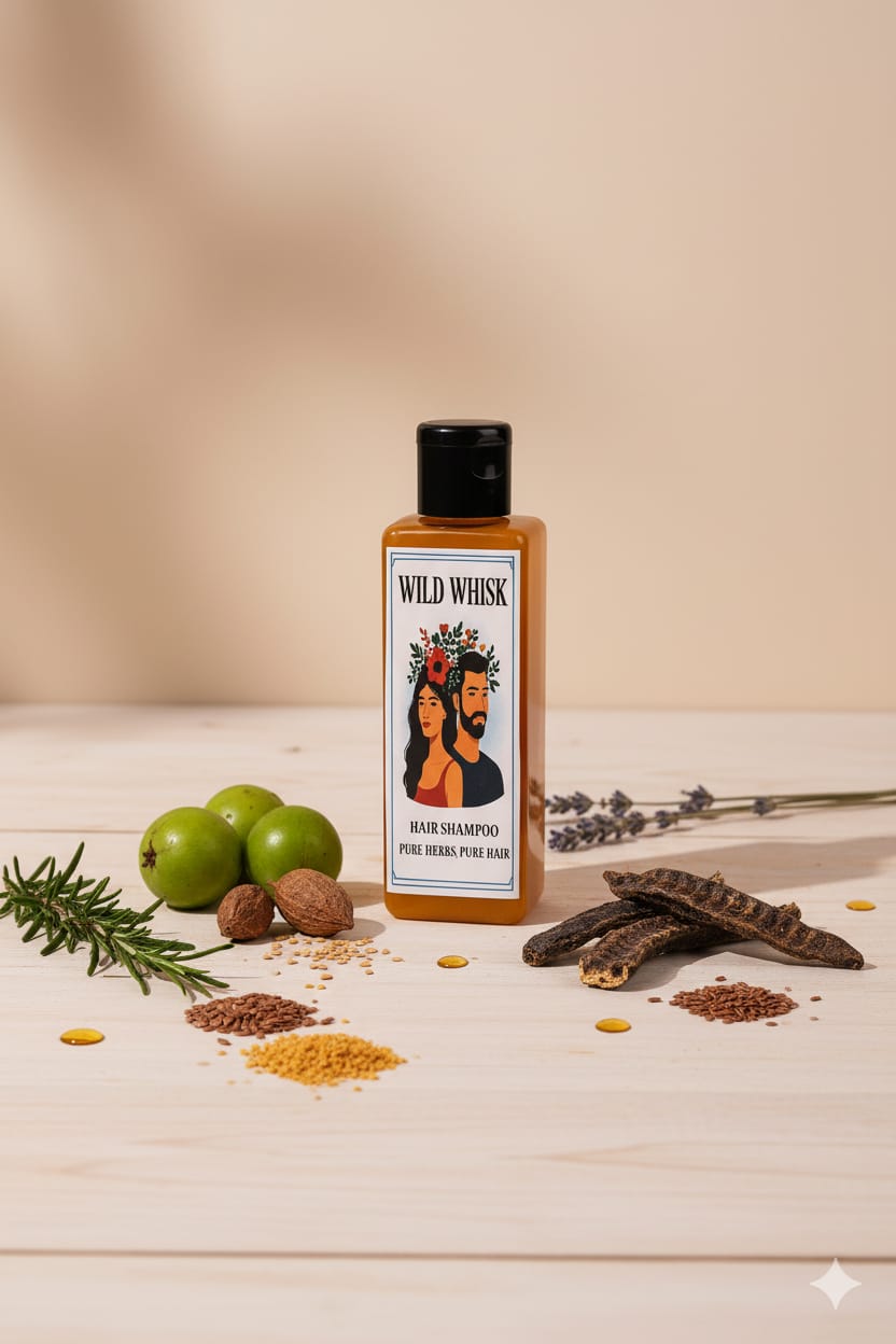 Wild Wisk Herbal Shampoo