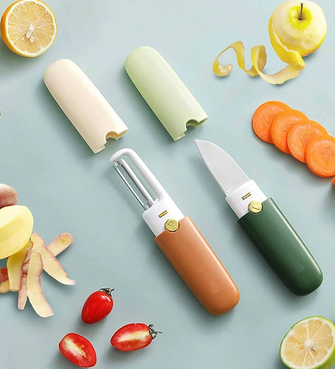 DualEdge Peeler & Knife